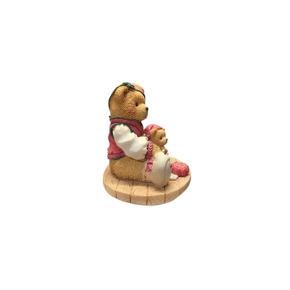 Cherished Teddies Bear Figurine 1995 Meri Handsewn Holidays Figurine - Picture 5 of 10